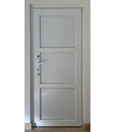 Porta Exterior PVC AIRES 90x200cm Branca ESQUERDA ALUPLAST Fabrico Especial