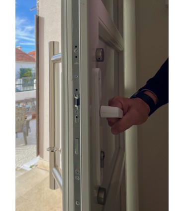 Porta Exterior PVC AIRES 90x200cm Branca ESQUERDA ALUPLAST Fabrico Especial