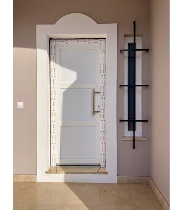 Porta Exterior PVC AIRES 90x200cm Branca ESQUERDA ALUPLAST Fabrico Especial