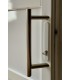 Porta Exterior Aluplast PVC AIRES 80x200cm Branca Esquerda