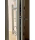 Porta Exterior Aluplast PVC AIRES 80x200cm Branca Esquerda