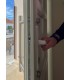 Porta Exterior Aluplast PVC AIRES 80x200cm Branca Esquerda