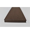 Deck Exterior Compósito WPC Maciço - Castanho COFFEE - 220x13x1,8cm