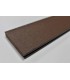 Deck em Compósito Coffee Maciço 220x13x1,8cm | Pavimento Exterior WPC