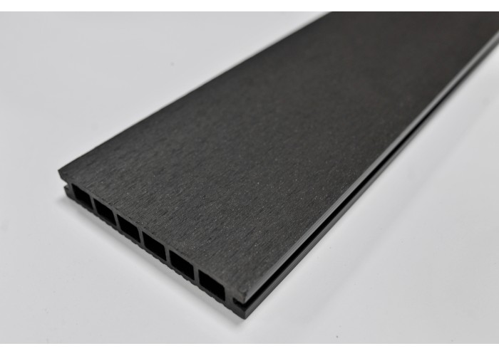 Deck em Compósito Cinza Alveolar 220x16x2,4cm | Pavimento Exterior WPC