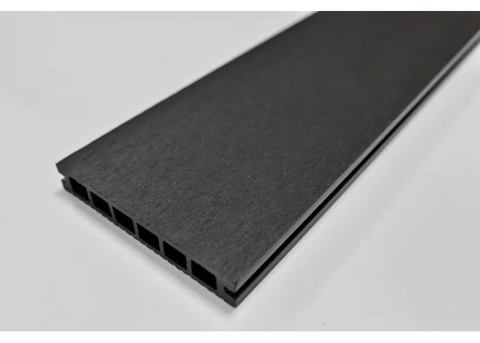 Deck em Compósito Cinza Alveolar 220x16x2,4cm | Pavimento Exterior WPC