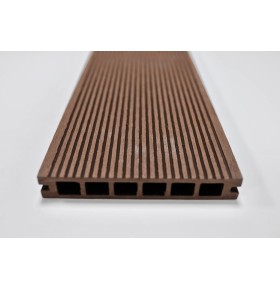Deck em Compósito Alveolar - DeckCor Coffee 220cm 160x25mm