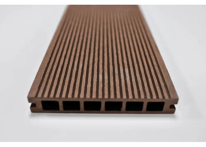 Deck em Compósito Coffee Alveolar 220x16x2,4cm|Pavimento Exterior WPC