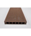 Deck Exterior Compósito WPC Alveolar - Castanho COFFEE - 220x16x2,4cm