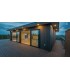 Deck em Compósito Cinza Alveolar 220x16x2,4cm | Pavimento Exterior WPC