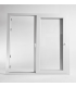 Porta Janela de Correr PVC 300x200cm Vidro Duplo Aluplast