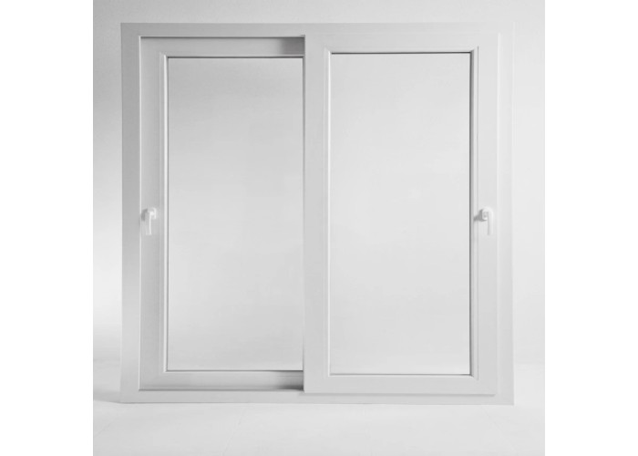Porta Janela de Correr PVC 300x200cm Vidro Duplo Aluplast