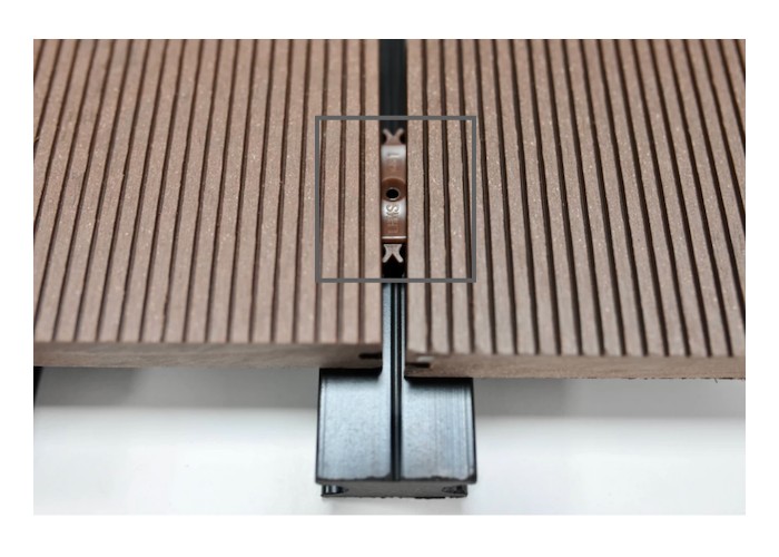 Fixadores em PVC para Deck Maciço DeckCor Coffee - Pack de 100