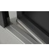 Porta Exterior Aluplast PVC Vidro Fosco 90x200cm Antracite Direita