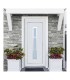 Porta Exterior PVC Alabama 80x200cm Esquerda