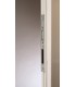 Porta Exterior Dupla PVC Vidro Transparente 200x200cm Esquerda