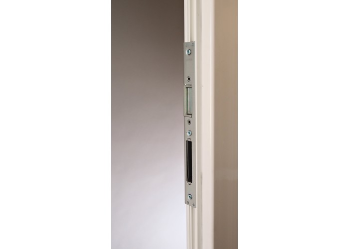 Porta Exterior Dupla PVC Vidro Transparente 200x200cm Esquerda