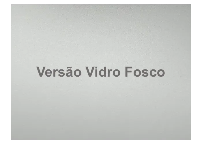 Porta Exterior Dupla PVC Vidro Fosco 200x200cm Esquerda