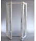 Porta Exterior Dupla PVC Vidro Fosco 120x200cm Direita