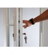 Porta Exterior Dupla PVC Vidro Fosco 150x200cm Direita