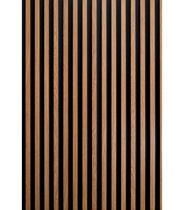 Revestimento Ripado Le Mur Carvalho Intenso - 1 Régua (0,448m²) 280x16x2,3cm Paredes e Tetos