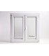 Janela PVC 120x120 Oscilobatente Proline | Entrega rápida