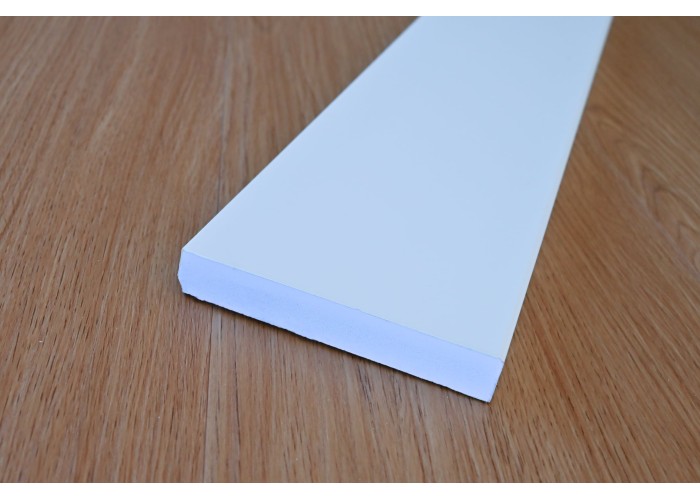 Rodapé PVC Expandido Branco 2200x100x15mm