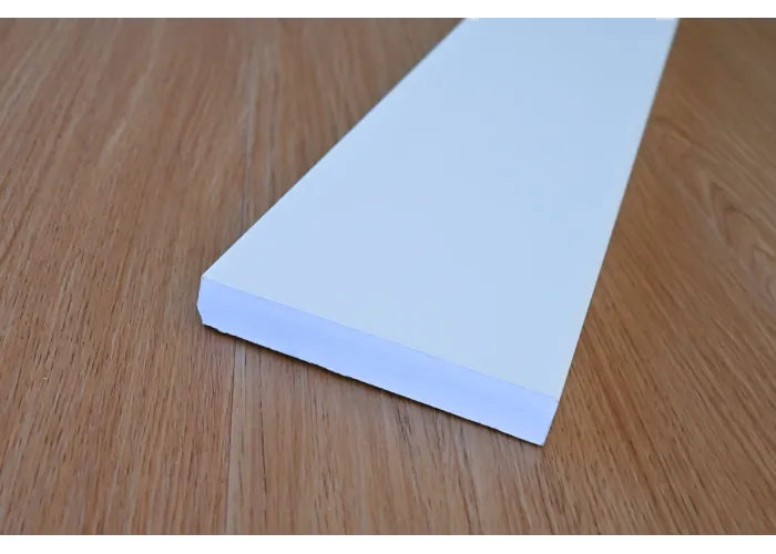 Rodapé PVC Expandido Branco 2200x100x15mm