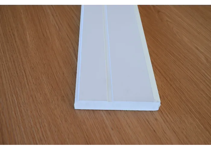 Rodapé PVC Expandido Branco 2200x100x15mm
