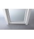 Porta Exterior Aluplast PVC Vidro Fosco 80x200cm Branca Direita