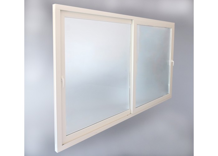 Porta Janela de Correr PVC 300x200cm Vidro Duplo Aluplast