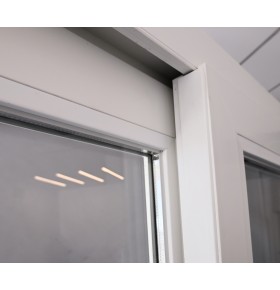 Porta Janela de Correr PVC 300x200cm Vidro Duplo Aluplast