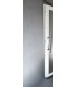 Porta Exterior PVC Vidro Fosco Por Medida Branca Direita