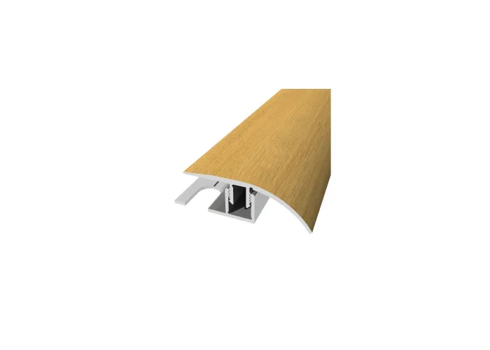 Perfil de Desnível Aluminio Revestido a Carvalho 2,7m x 30mm