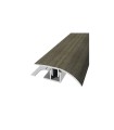 Perfil de Desnível Aluminio Revestido Carvalho Cinza Escuro 2,7m x 30mm