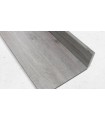 Rodapé PVC Expandido Carvalho Cinza Rústico 2020x70x15mm