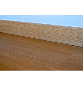 Rodapé PVC Expandido Carvalho 2200x70x15mm