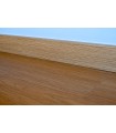 Rodapé PVC Expandido Carvalho 2200x70x15mm