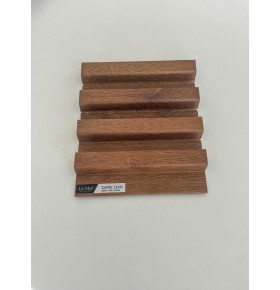 AMOSTRA - Revestimento Ripado Le Mur Carvalho Escuro (17x14cm)