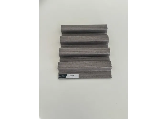 AMOSTRA - Revestimento Ripado Le Mur Carvalho Cinza (17x14cm)