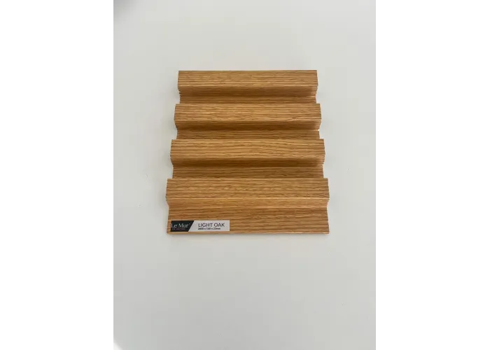 AMOSTRA - Revestimento Ripado Le Mur Carvalho Claro (17x14cm)