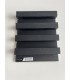 AMOSTRA - Revestimento Ripado Le Mur Carvalho Negro (17x14cm)