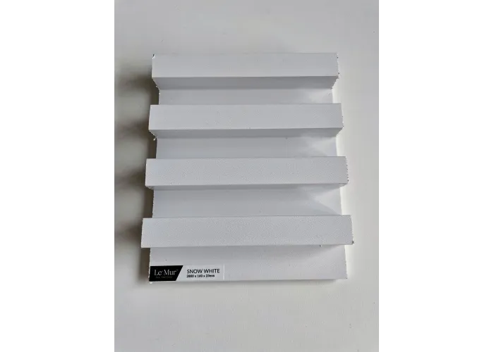 AMOSTRA - Revestimento Ripado Le Mur Branco Neve (17x14cm)