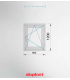 Janela PVC 90x120 cm Oscilobatente vidro duplo | Aluplast A+