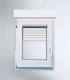 Janela PVC Oscilobatente Esquerda Por Medida com Estore Vidro Duplo Aluplast A+