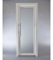Porta Exterior PVC Vidro Transparente 80x200cm Branca DIREITA ALUPLAST Fabrico Especial