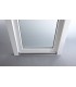 Porta Exterior Aluplast PVC Vidro transparente 80x200cm Branca Esquerda