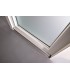 Porta Exterior Aluplast PVC Vidro transparente 80x200cm Branca Esquerda