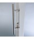 Porta Exterior Aluplast PVC Vidro transparente 80x200cm Branca Esquerda