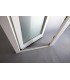 Porta Exterior Aluplast PVC Vidro transparente 80x200cm Branca Esquerda